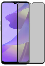 Nomfy Screenprotector Geschikt voor OPPO A16 Screenprotector Privacy Bescherm Glas - Screenprotector Geschikt voor OPPO A16 Privacy Screenprotector Tempered Glass