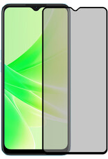 Nomfy Screenprotector Geschikt voor OPPO A17 Screenprotector Privacy Bescherm Glas - Screenprotector Geschikt voor OPPO A17 Privacy Screenprotector Tempered Glass