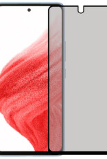 BASEY. Screenprotector Geschikt voor Samsung A53 Screenprotector Privacy Beschermglas - Screenprotector Geschikt voor Samsung Galaxy A53 Screen Protector Full Screen Privacy
