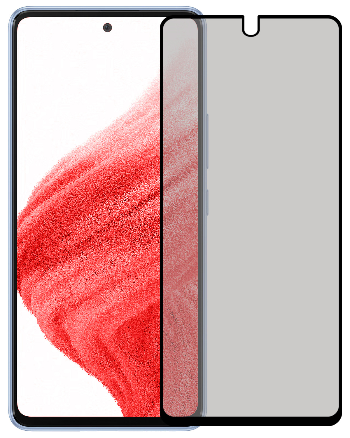 BASEY. Screenprotector Geschikt voor Samsung A53 Screenprotector Privacy Beschermglas - Screenprotector Geschikt voor Samsung Galaxy A53 Screen Protector Full Screen Privacy