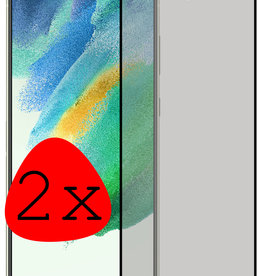 BASEY. Samsung Galaxy S21FE Screenprotector Glas Privacy - 2 PACK