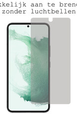 BASEY. Screenprotector Geschikt voor Samsung S22 Screenprotector Privacy Beschermglas - Screenprotector Geschikt voor Samsung Galaxy S22 Screen Protector Full Screen Privacy - 2 Stuks