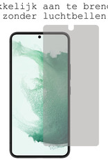 BASEY. Screenprotector Geschikt voor Samsung S22 Plus Screenprotector Privacy Beschermglas - Screenprotector Geschikt voor Samsung Galaxy S22 Plus Screen Protector Full Screen Privacy - 2 Stuks
