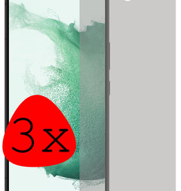 BASEY. Samsung Galaxy S22 Plus Screenprotector Glas Privacy - 3 PACK