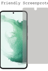 BASEY. Screenprotector Geschikt voor Samsung S22 Plus Screenprotector Privacy Beschermglas - Screenprotector Geschikt voor Samsung Galaxy S22 Plus Screen Protector Full Screen Privacy - 3 Stuks