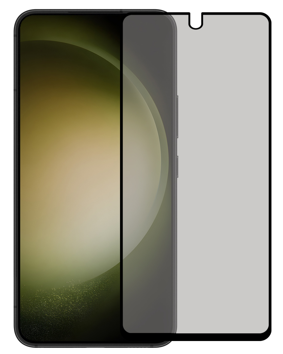 BASEY. Screenprotector Geschikt voor Samsung S23 Screenprotector Privacy Beschermglas - Screenprotector Geschikt voor Samsung Galaxy S23 Screen Protector Full Screen Privacy