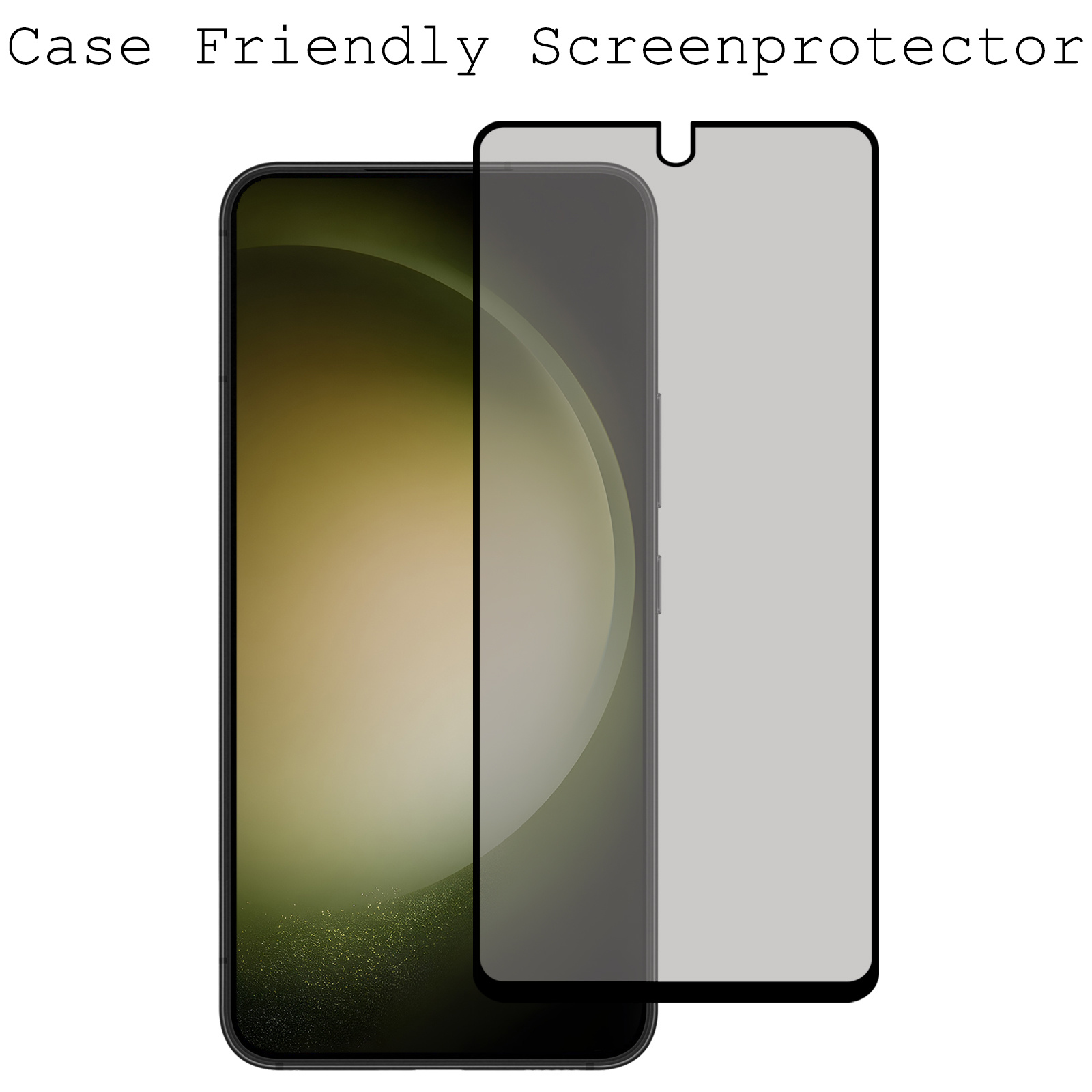 Screenprotector Geschikt voor Samsung S23 Screenprotector Privacy Beschermglas - Screenprotector Geschikt voor Samsung Galaxy S23 Screen Protector Full Screen Privacy - 2 Stuks