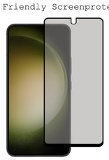 BASEY. Screenprotector Geschikt voor Samsung S23 Screenprotector Privacy Beschermglas - Screenprotector Geschikt voor Samsung Galaxy S23 Screen Protector Full Screen Privacy - 3 Stuks