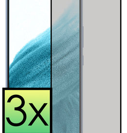 NoXx Samsung Galaxy A53 Screenprotector Glas Privacy - 3 PACK