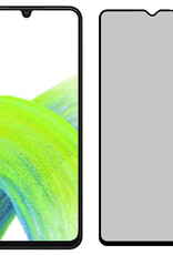 NoXx Screenprotector Geschikt voor Samsung A33 Screenprotector Privacy Tempered Glass Gehard Glas Display Cover - 2x