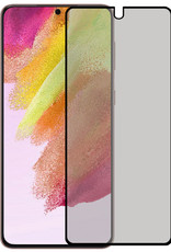 NoXx Screenprotector Geschikt voor Samsung S21 FE Screenprotector Privacy Tempered Glass Gehard Glas Display Cover
