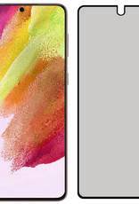 NoXx Screenprotector Geschikt voor Samsung S21 FE Screenprotector Privacy Tempered Glass Gehard Glas Display Cover