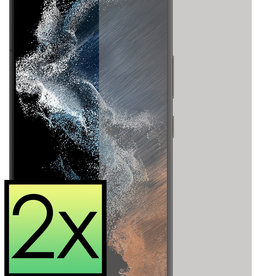 NoXx Samsung Galaxy S22 Screenprotector Glas Privacy - 2 PACK