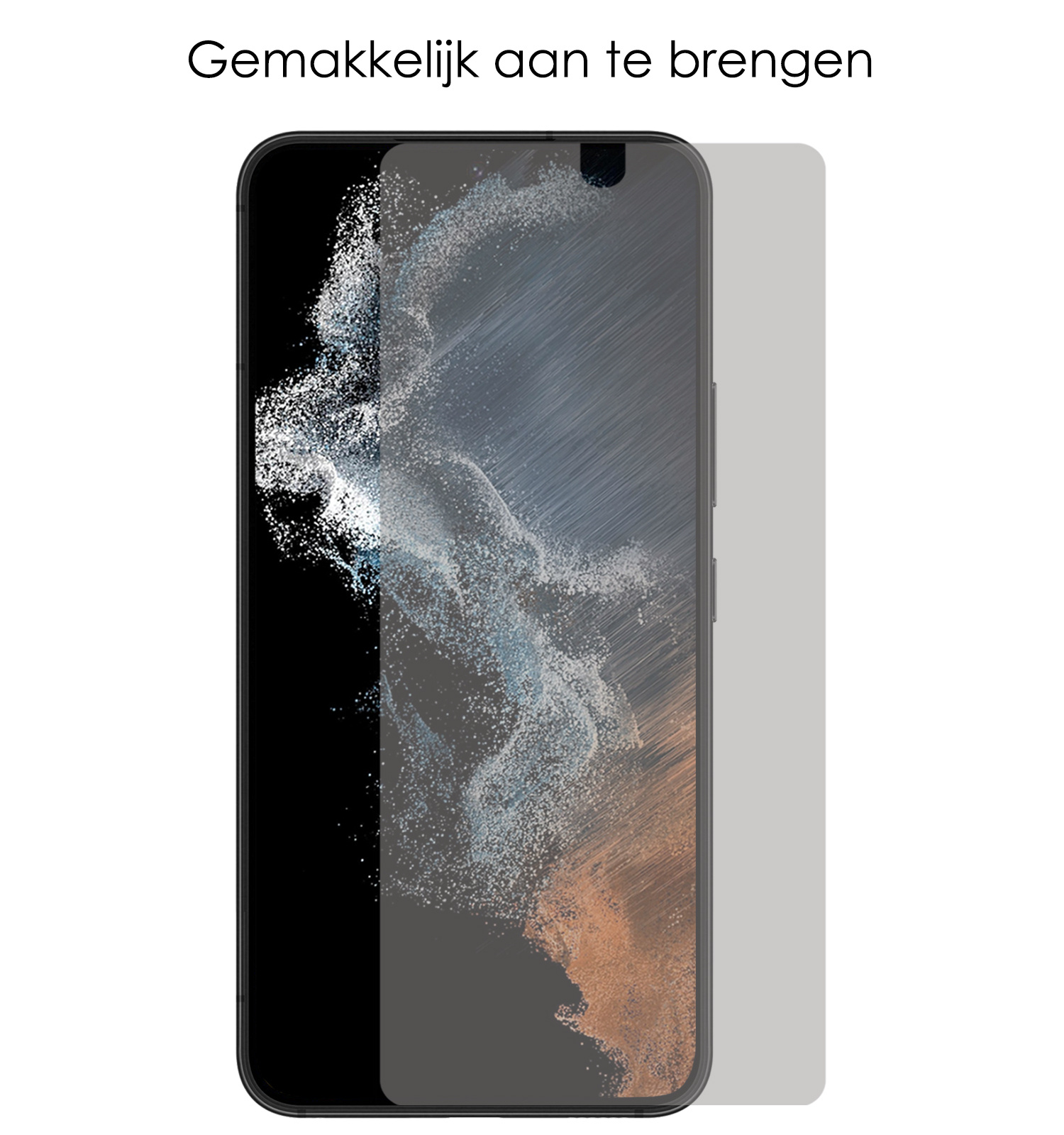 NoXx Screenprotector Geschikt voor Samsung S22 Screenprotector Privacy Tempered Glass Gehard Glas Display Cover - 3x