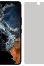 NoXx Screenprotector Geschikt voor Samsung S22 Plus Screenprotector Privacy Tempered Glass Gehard Glas Display Cover - 2x