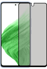 Nomfy Screenprotector Geschikt voor Samsung A53 Screenprotector Privacy Bescherm Glas - Screenprotector Geschikt voor Samsung Galaxy A53 Privacy Screenprotector Tempered Glass