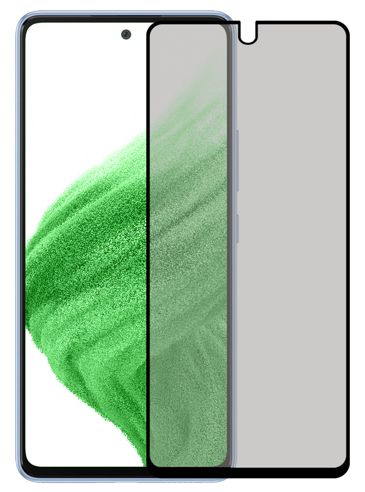 Nomfy Screenprotector Geschikt voor Samsung A53 Screenprotector Privacy Bescherm Glas - Screenprotector Geschikt voor Samsung Galaxy A53 Privacy Screenprotector Tempered Glass
