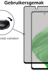 Nomfy Screenprotector Geschikt voor Samsung A53 Screenprotector Privacy Bescherm Glas - Screenprotector Geschikt voor Samsung Galaxy A53 Privacy Screenprotector Tempered Glass