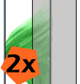 Nomfy Nomfy Samsung Galaxy A53 Screenprotector Glas Privacy - 2 PACK