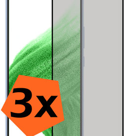 Nomfy Nomfy Samsung Galaxy A53 Screenprotector Glas Privacy - 3 PACK