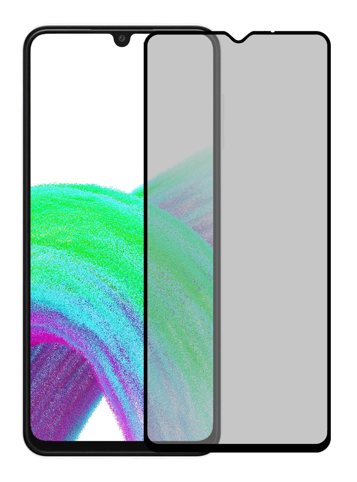 Nomfy Screenprotector Geschikt voor Samsung A33 Screenprotector Privacy Bescherm Glas - Screenprotector Geschikt voor Samsung Galaxy A33 Privacy Screenprotector Tempered Glass