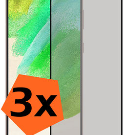 Nomfy Nomfy Samsung Galaxy S21FE Screenprotector Glas Privacy - 3 PACK