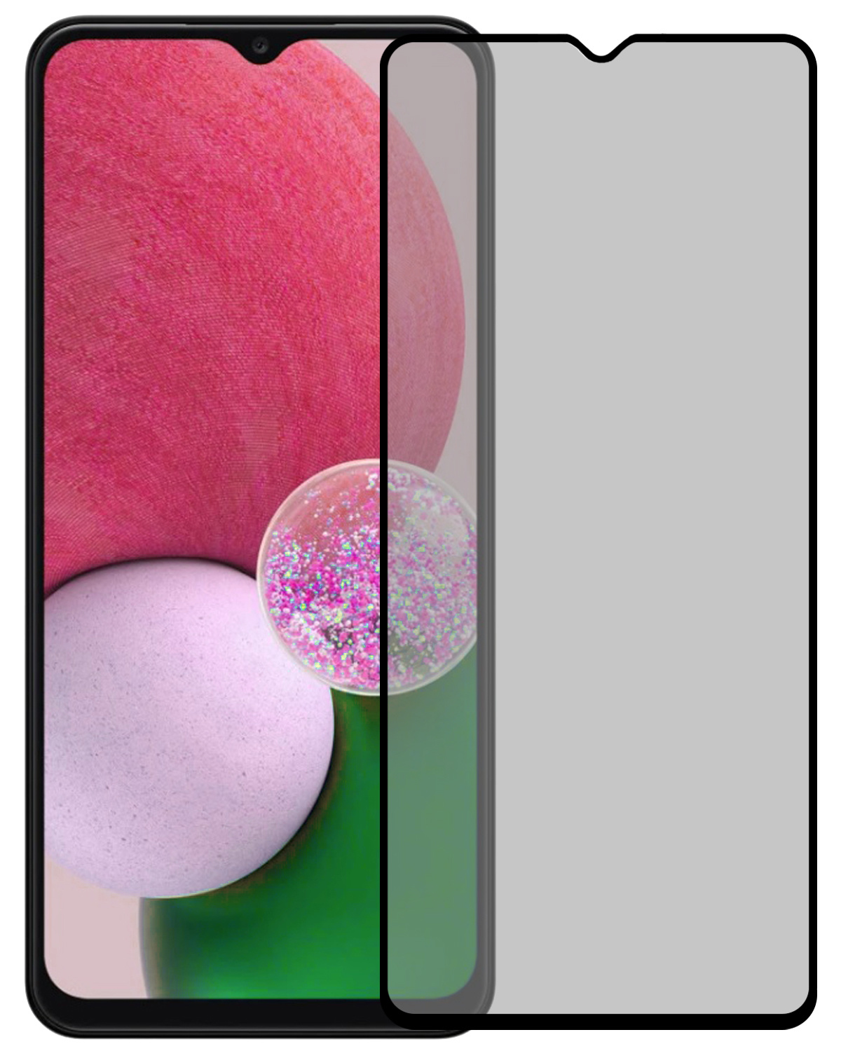 BASEY. Screenprotector Geschikt voor Samsung A13 5G Screenprotector Privacy Beschermglas - Screenprotector Geschikt voor Samsung Galaxy A13 5G Screen Protector Full Screen Privacy