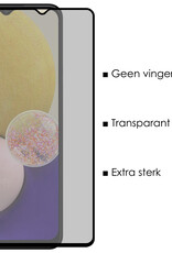 NoXx Screenprotector Geschikt voor Samsung A13 5G Screenprotector Privacy Tempered Glass Gehard Glas Display Cover - 2x