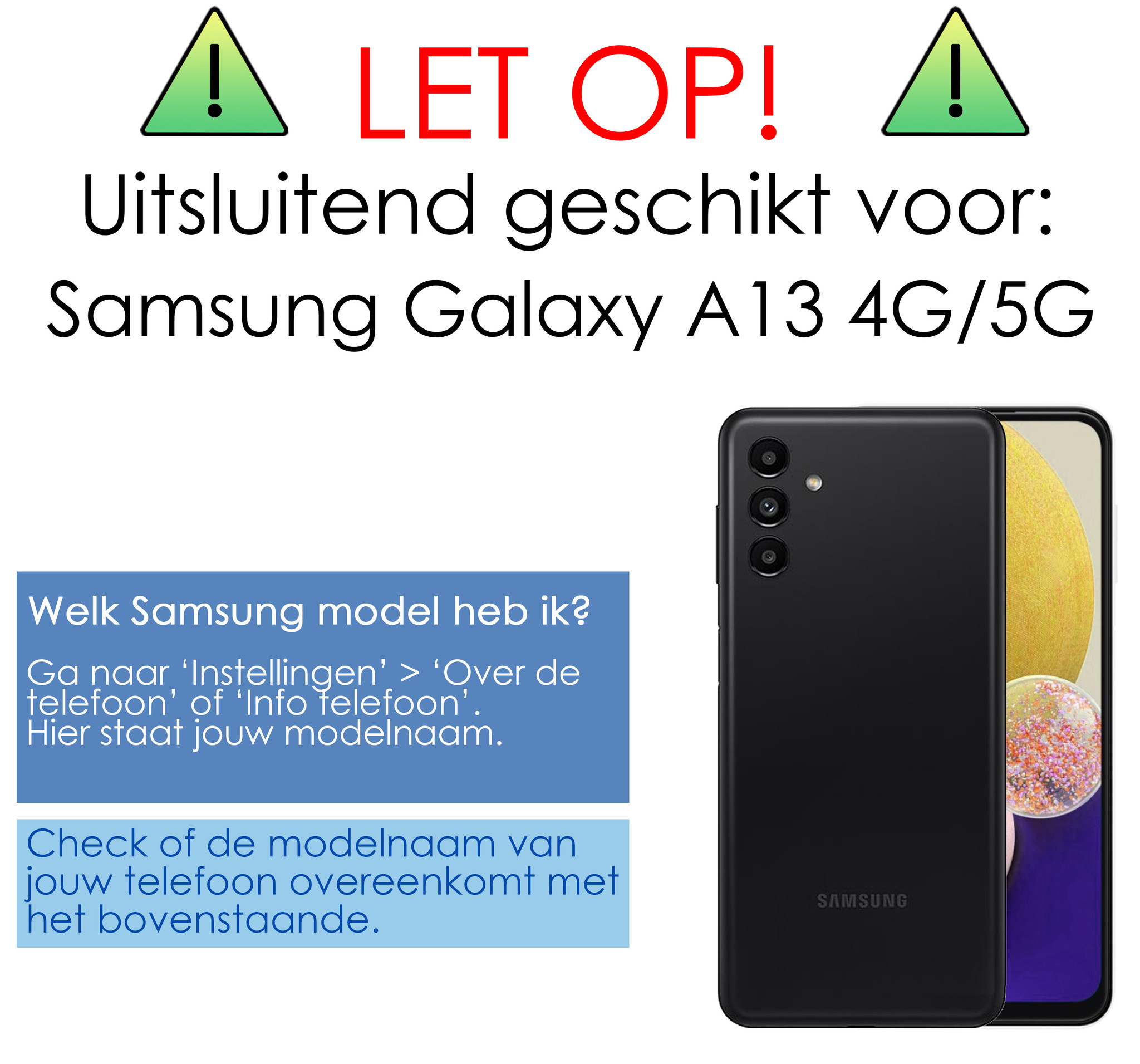 NoXx Screenprotector Geschikt voor Samsung A13 5G Screenprotector Privacy Tempered Glass Gehard Glas Display Cover - 2x