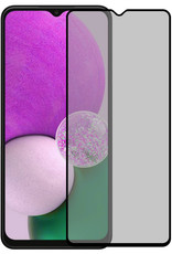 Nomfy Screenprotector Geschikt voor Samsung A13 5G Screenprotector Privacy Bescherm Glas - Screenprotector Geschikt voor Samsung Galaxy A13 5G Privacy Screenprotector Tempered Glass