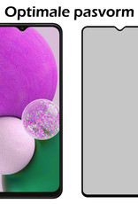 Nomfy Screenprotector Geschikt voor Samsung A13 5G Screenprotector Privacy Bescherm Glas - Screenprotector Geschikt voor Samsung Galaxy A13 5G Privacy Screenprotector Tempered Glass - 2 PACK