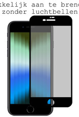 BASEY. Screenprotector Geschikt voor iPhone SE 2022 Screenprotector Privacy Beschermglas - Screenprotector Geschikt voor iPhone SE (2022) Screen Protector Full Screen Privacy - 2 Stuks