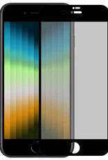 NoXx Screenprotector Geschikt voor iPhone SE 2022 Screenprotector Privacy Tempered Glass Gehard Glas Display Cover