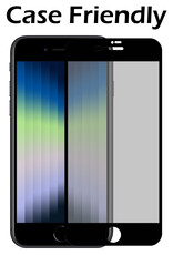 Nomfy Screenprotector Geschikt voor iPhone SE 2022 Screenprotector Privacy Bescherm Glas - Screenprotector Geschikt voor iPhone SE (2022) Privacy Screenprotector Tempered Glass - 2 PACK