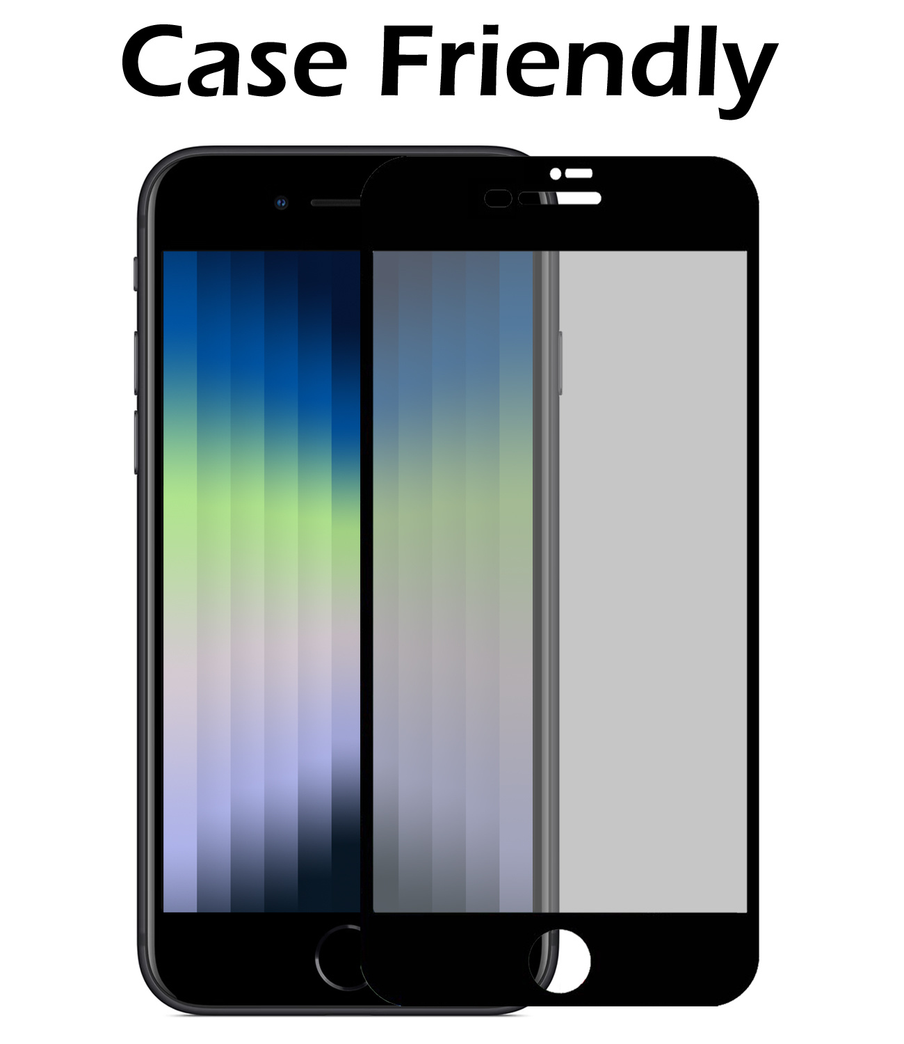 Nomfy Screenprotector Geschikt voor iPhone SE 2022 Screenprotector Privacy Bescherm Glas - Screenprotector Geschikt voor iPhone SE (2022) Privacy Screenprotector Tempered Glass - 3 PACK