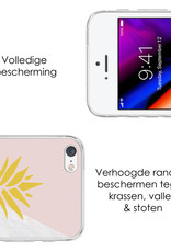 NoXx Hoesje geschikt voor iPhone 7 Hoes Back Cover Siliconen Case - Ananas