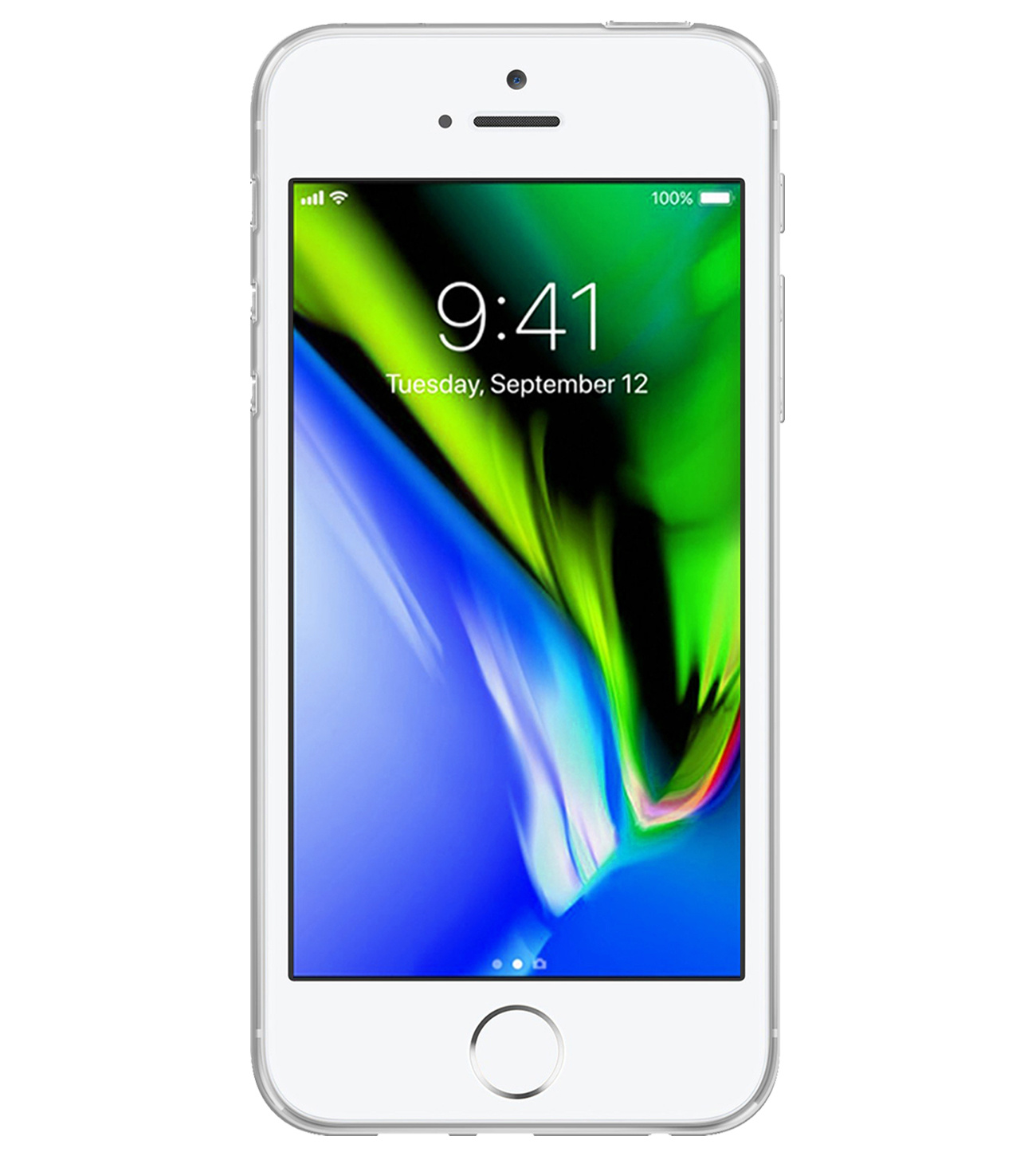 BASEY. Hoes geschikt voor iPhone 8 Hoesje Siliconen Back Cover Case - iPhone 8 Hoes Silicone Case Hoesje - Ananas - 2 Stuks