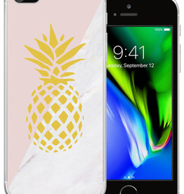 BASEY. BASEY. iPhone SE 2020 Hoesje Siliconen - Ananas