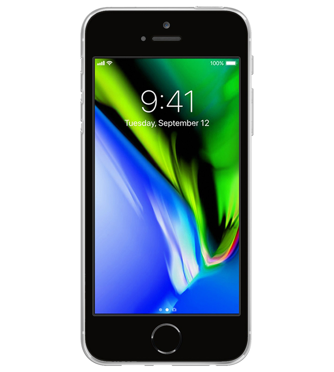 BASEY. Hoes Geschikt voor iPhone SE 2020 Hoesje Siliconen Back Cover Case - Hoesje Geschikt voor iPhone SE (2020) Hoes Cover Hoesje - Ananas - 2 Stuks