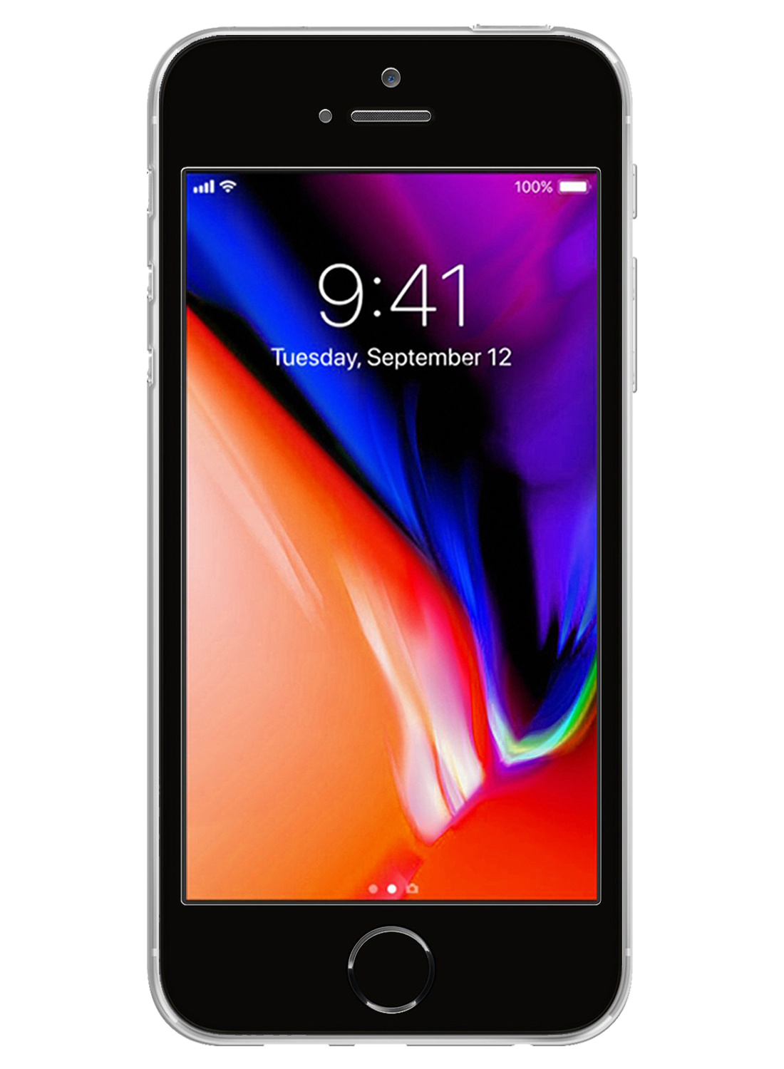 NoXx Hoes Geschikt voor iPhone SE 2020 Hoesje Cover Siliconen Back Case Hoes - Ananas