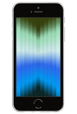 BASEY. Hoes Geschikt voor iPhone SE 2022 Hoesje Siliconen Back Cover Case - Hoesje Geschikt voor iPhone SE (2022) Hoes Cover Hoesje - Ananas