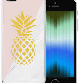 BASEY. BASEY. iPhone SE 2022 Hoesje Siliconen - Ananas