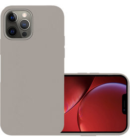 NoXx NoXx iPhone 14 Hoesje Siliconen - Grijs
