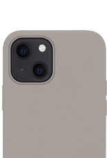 NoXx Hoes voor iPhone 14 Plus Hoesje Back Cover Siliconen Case Hoes - Grijs