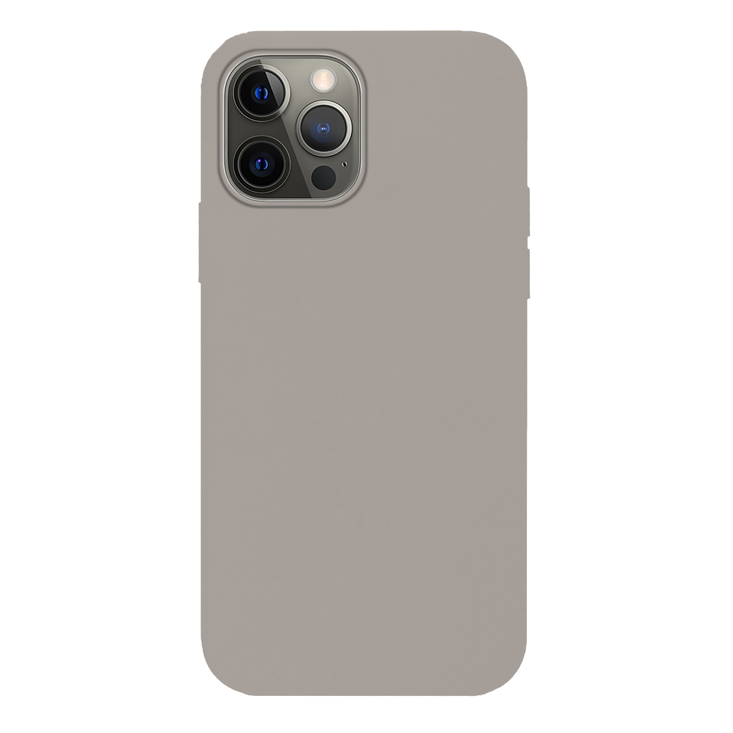 BASEY. Hoes voor iPhone 14 Pro Max Hoesje Siliconen Back Cover Case - Hoes voor iPhone 14 Pro Max Hoes Silicone Case Hoesje - Grijs