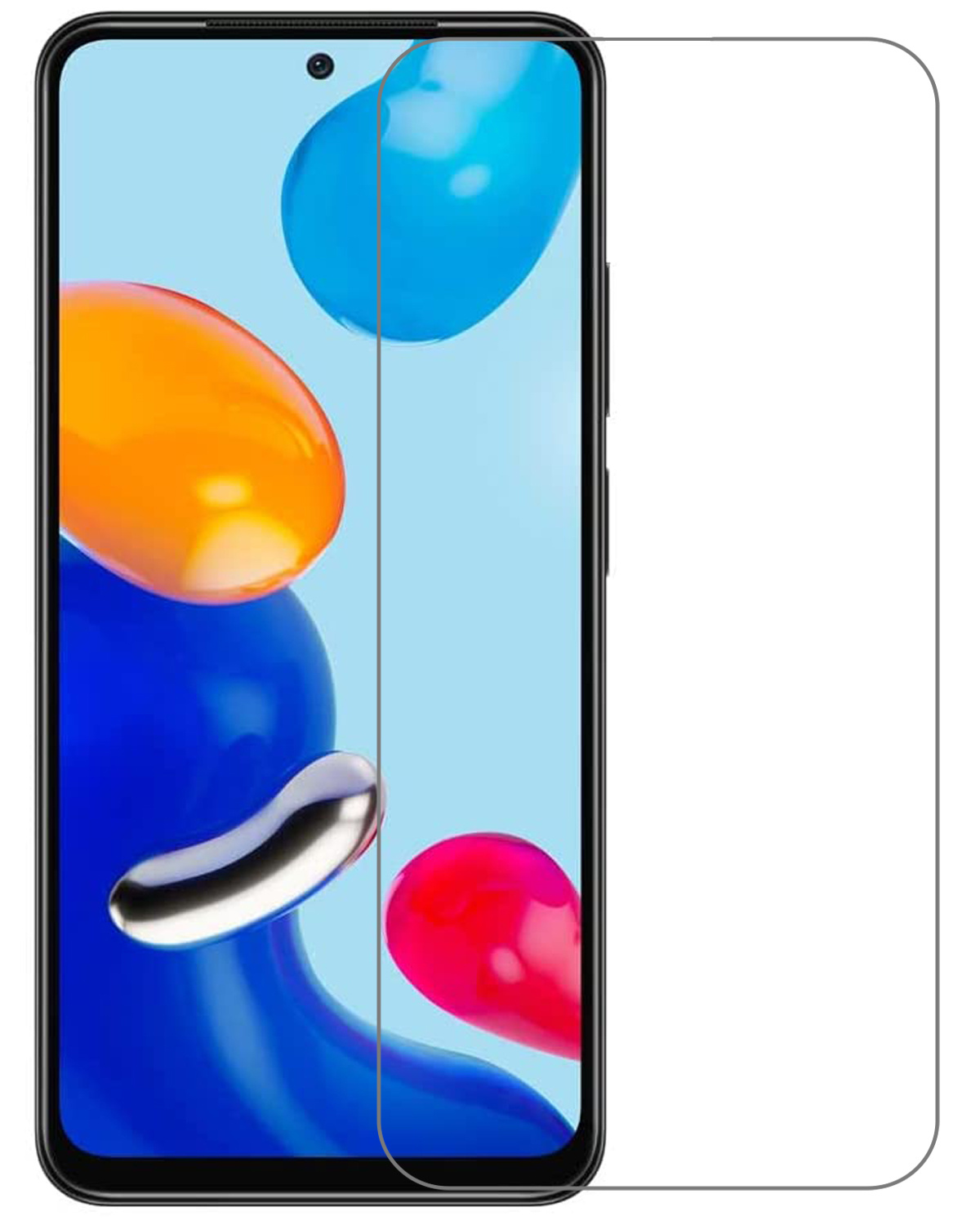 BASEY. Screenprotector Geschikt voor Xiaomi Redmi Note 11 Screenprotector Tempered Glass - Screenprotector Geschikt voor Xiaomi Redmi Note 11 Beschermglas Screen Protector Glas