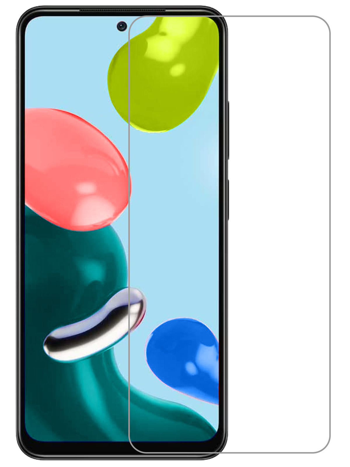 NoXx Screenprotector Geschikt voor Xiaomi Redmi Note 11 Screenprotector Tempered Glass Gehard Glas Beschermglas