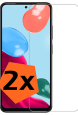 Nomfy Screenprotector Geschikt voor Xiaomi Redmi Note 11 Screenprotector Bescherm Glas Tempered Glass - Screenprotector Geschikt voor Xiaomi Redmi Note 11 Screen Protector - 2 PACK