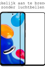 BASEY. Screenprotector Geschikt voor Xiaomi Redmi Note 11 Screenprotector Beschermglas Full Cover - Screenprotector Geschikt voor Xiaomi Redmi Note 11 Screen Protector Full Cover