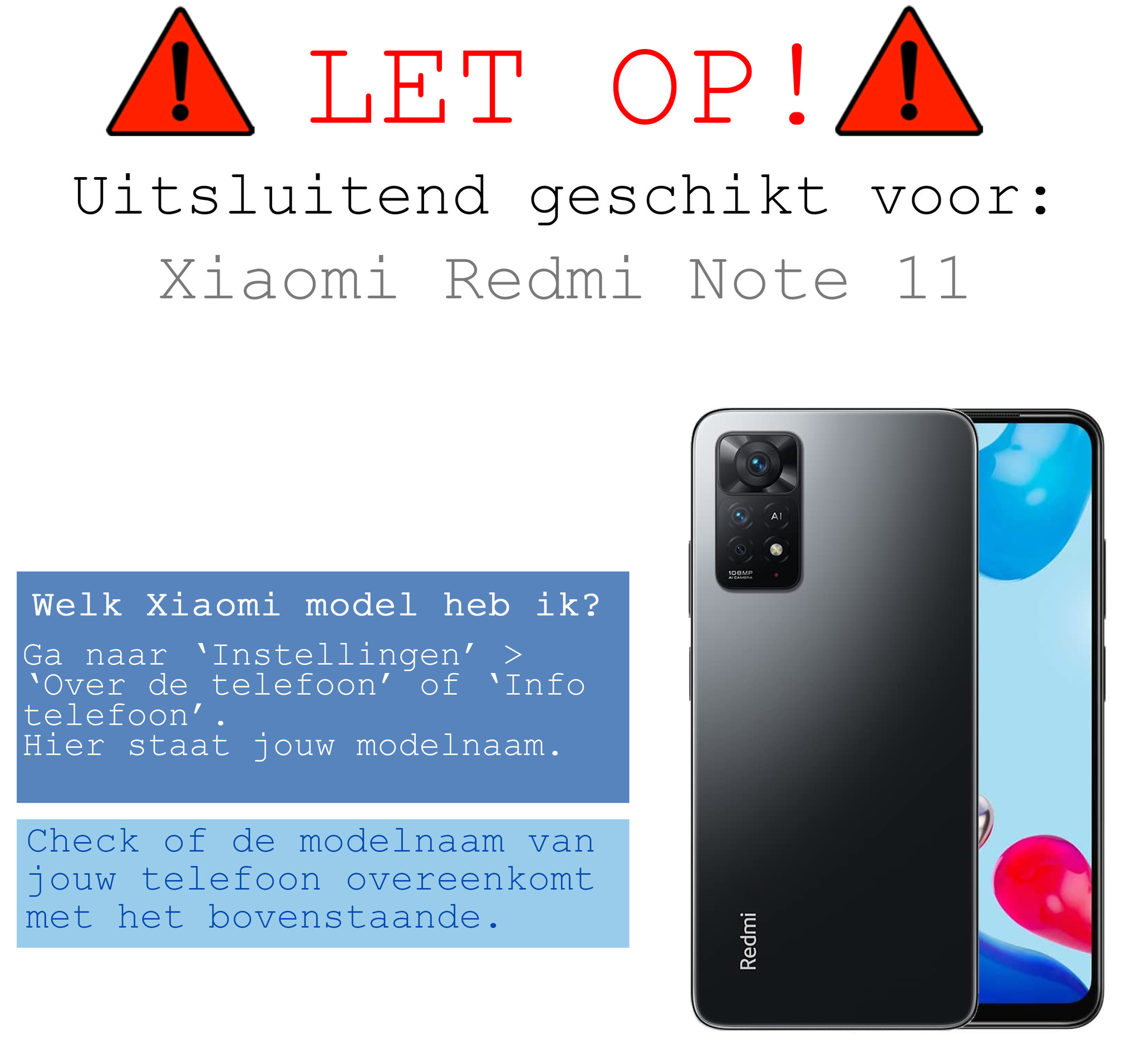 BASEY. Screenprotector Geschikt voor Xiaomi Redmi Note 11 Screenprotector Beschermglas Full Cover - Screenprotector Geschikt voor Xiaomi Redmi Note 11 Screen Protector Full Cover